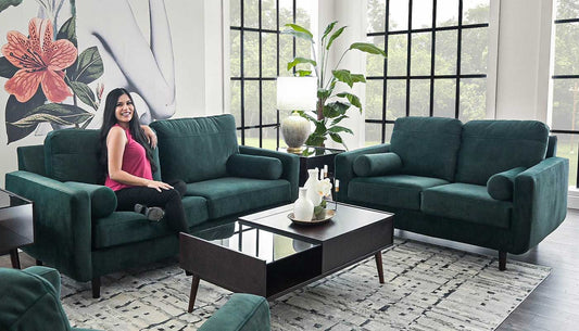 Mission Sofa & Loveseat