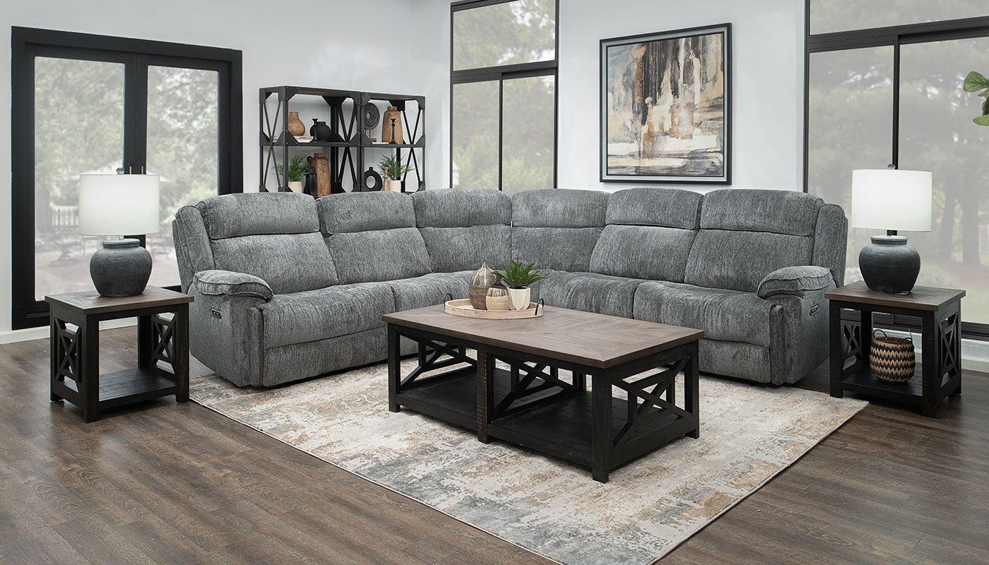 Easthill II Fabric Reclining Sectional