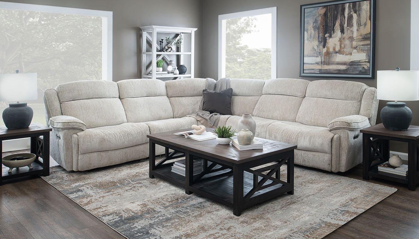 Easthill II Fabric Reclining Sectional