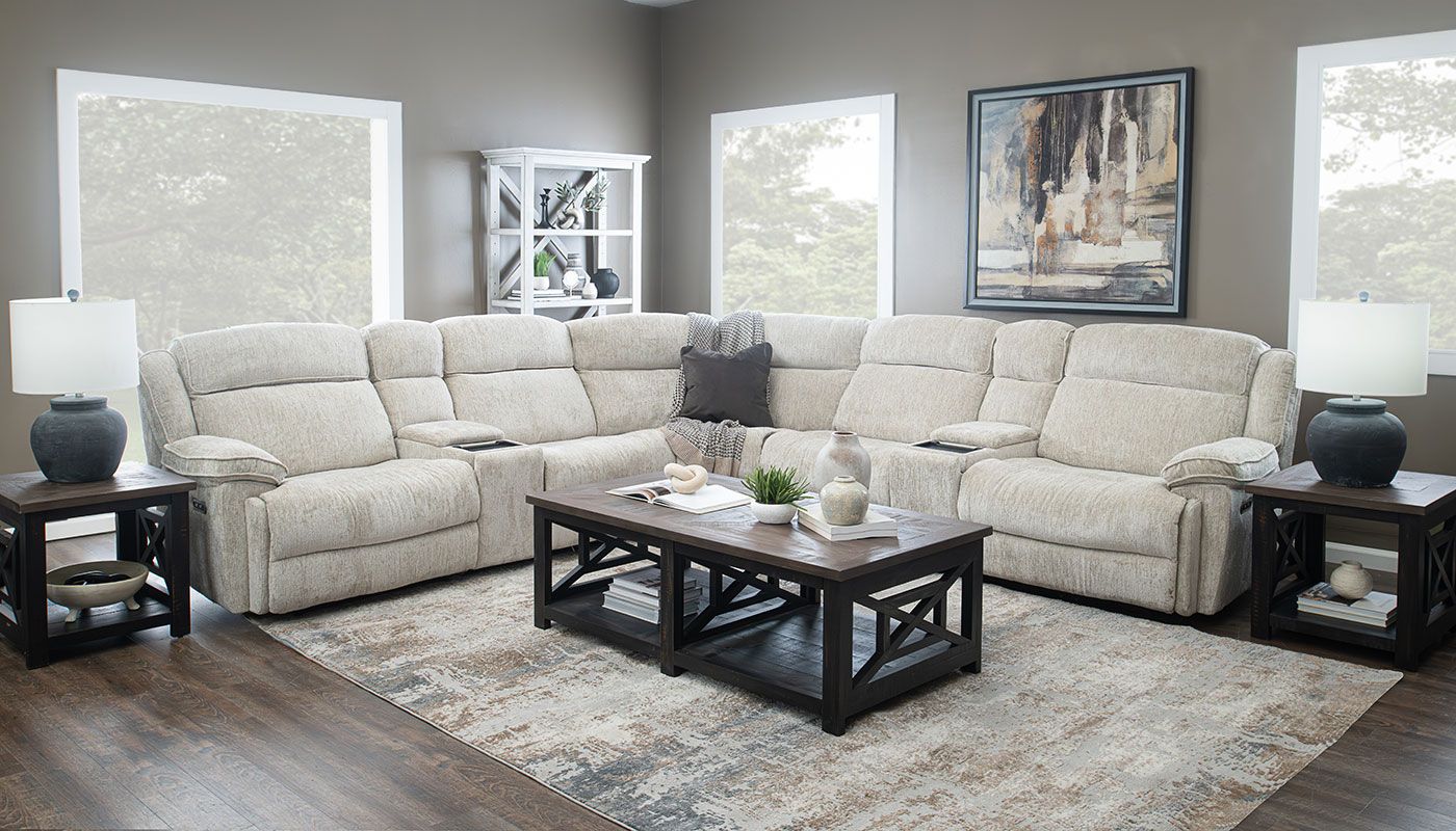 Easthill II Fabric Reclining Sectional