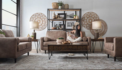 Mission Sofa & Loveseat