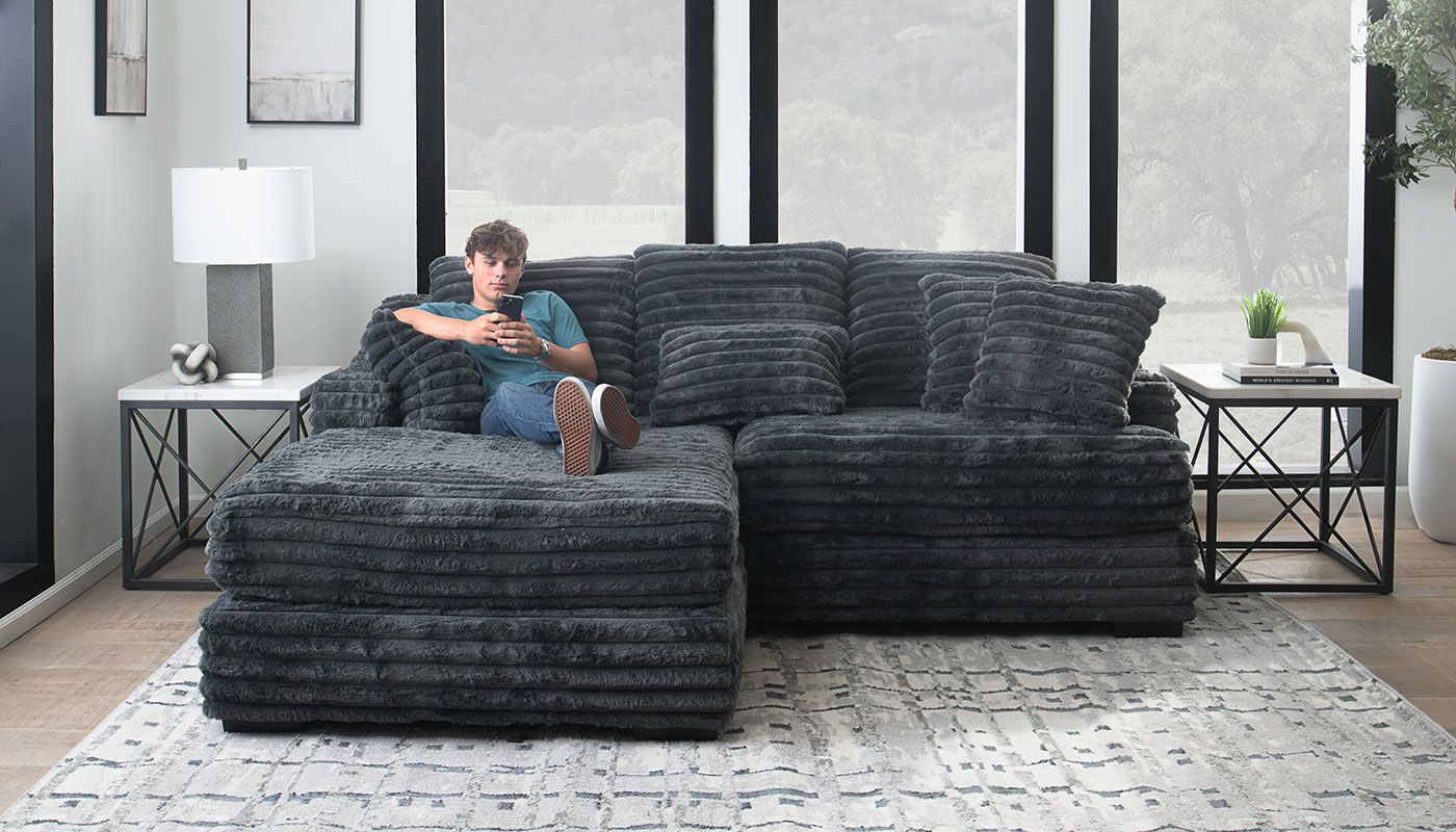 Mardi Gras Sofa with Chaise