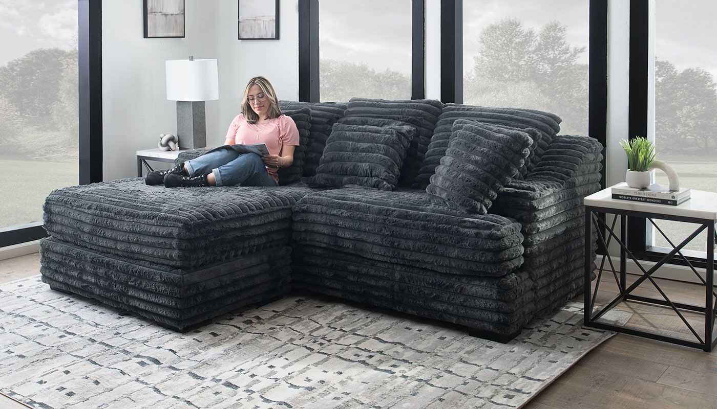Mardi Gras Sofa with Chaise