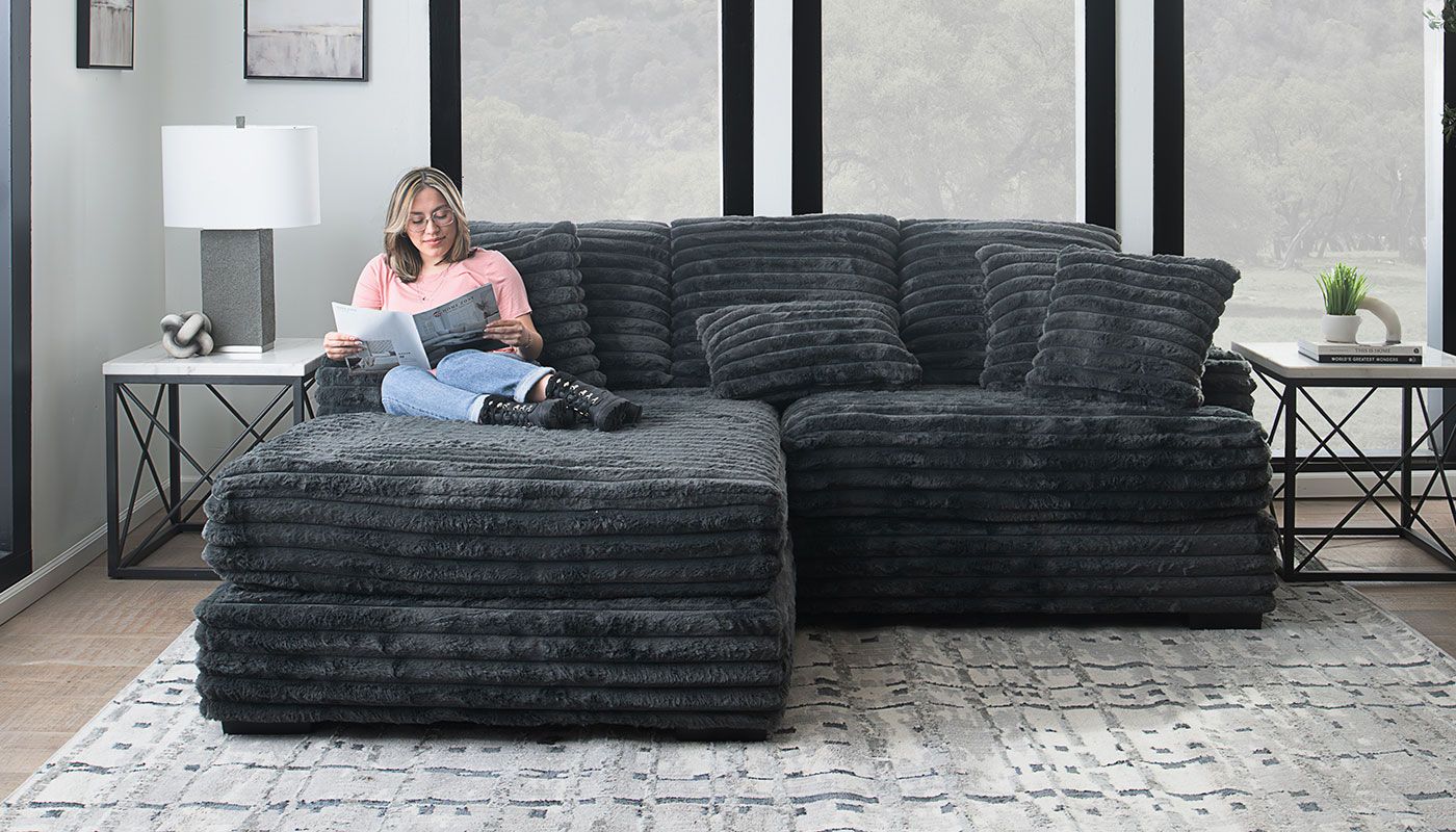 Mardi Gras Sofa with Chaise
