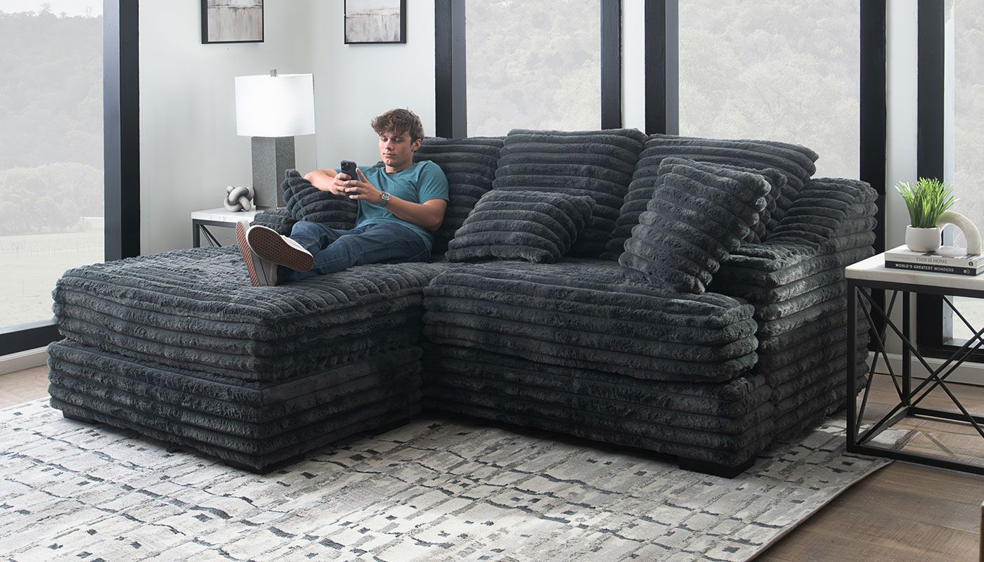 Mardi Gras Sofa with Chaise