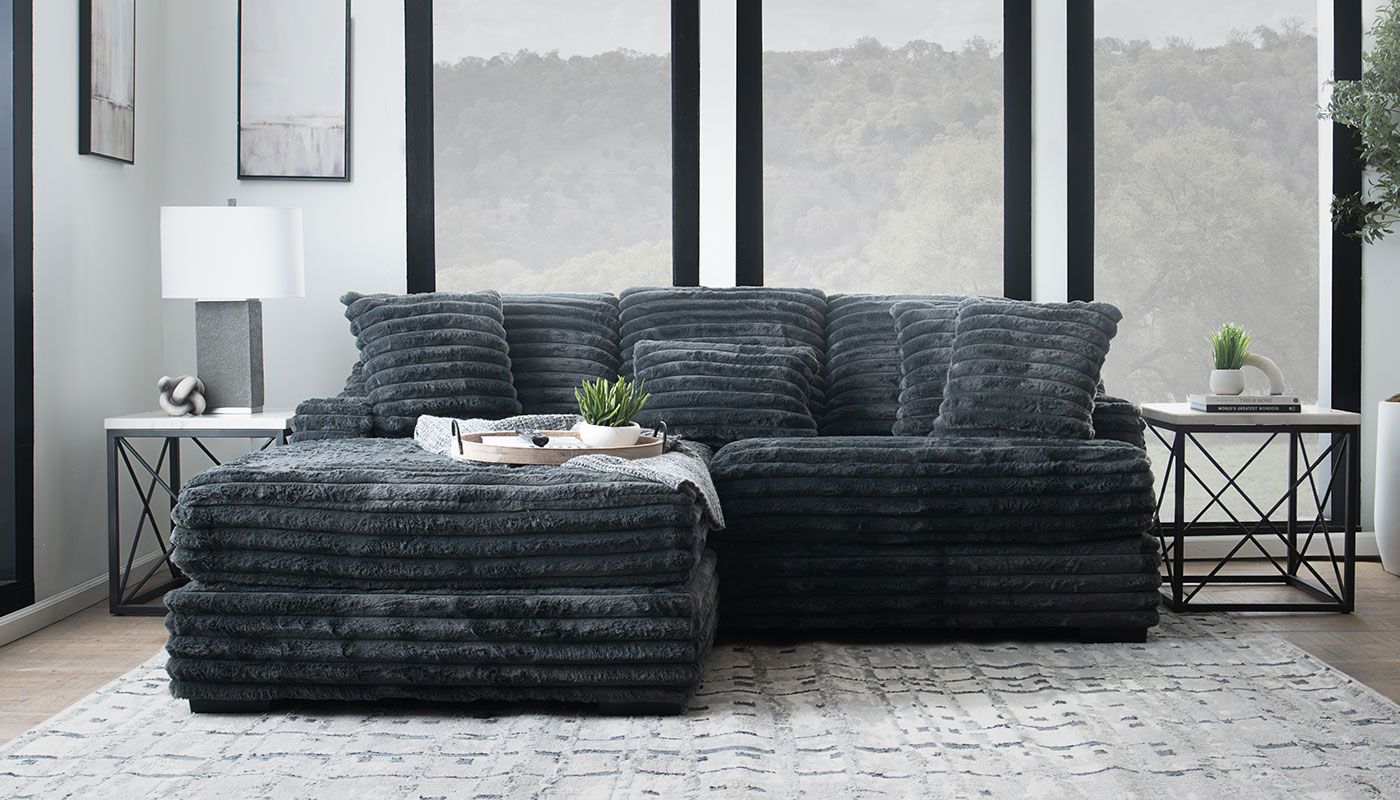 Mardi Gras Sofa with Chaise